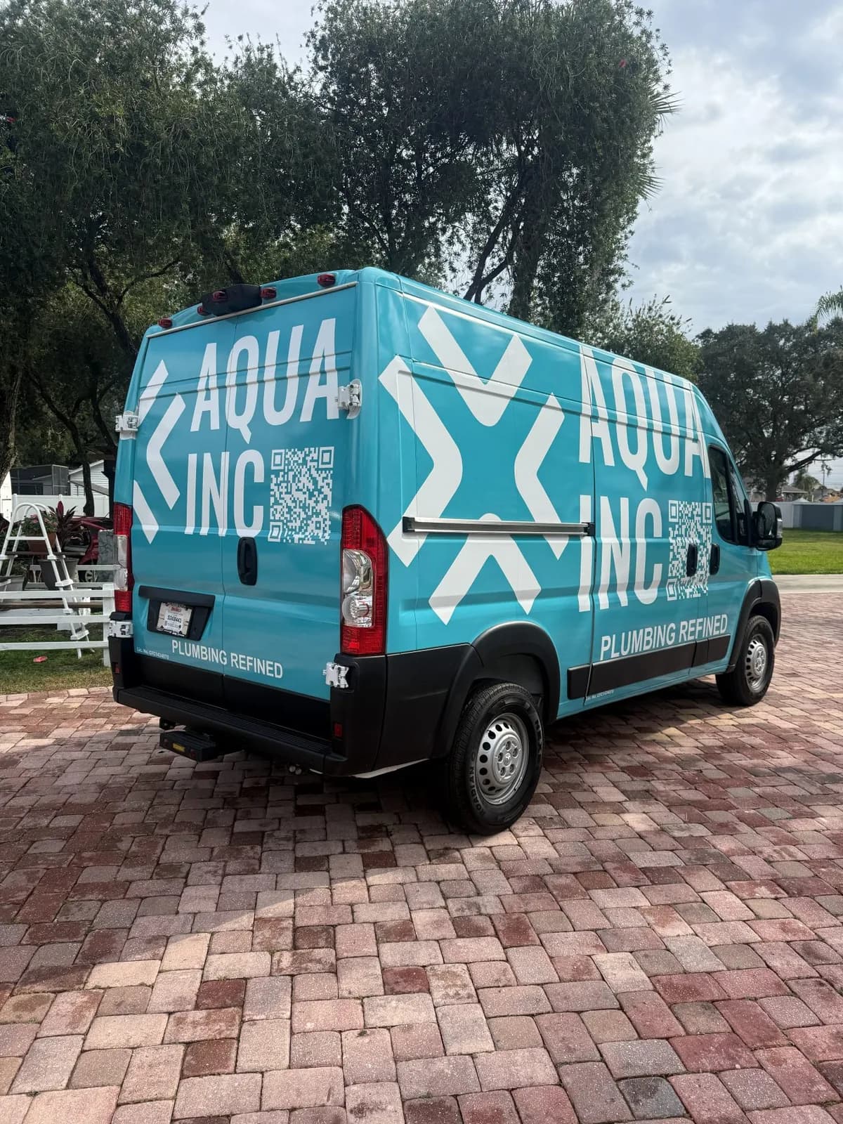 Full wrap project, rear view